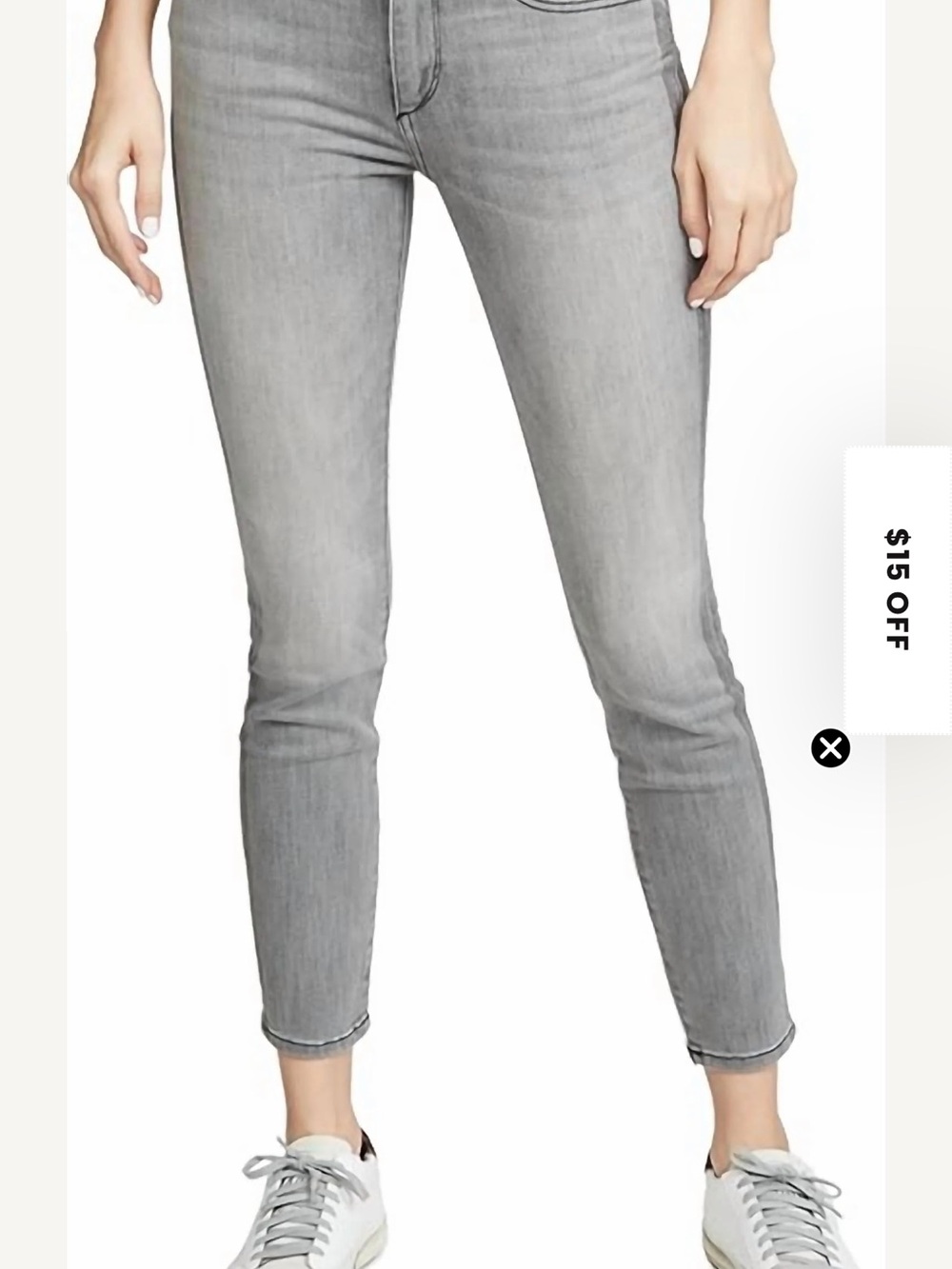 DL1961 Woman's  Grey Skinny Jeans